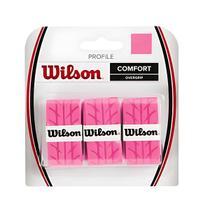 Overgrip Profile Comfort Com 3 Unidades Rosa Pink WRZ4025PK - Wilson Overgrip Profile Comfort Com 3 Unidades Rosa Pink WRZ4025PK - Wilson