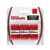 Overgrip Profile Wilson Vermelho 3 Unidades Overgrip Profile Wilson Vermelho 3 Unidades