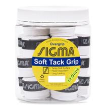 Overgrip Sigma Soft Tack Branco Pote com 18 Unidades Overgrip Sigma Soft Tack Branco Pote com 18 Unidades