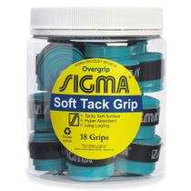 Overgrip Sigma Soft Tack Verde Pote com 18 Unidades