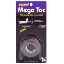 Overgrip Tourna Mega Tac Preto - Pack Com 3 Unidades (Preto)