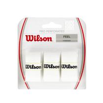 Overgrip Wilson Perforated Pro - Pacote com 12 Unidades - Branco