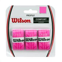 Overgrip Wilson Profile Rosa (Pack com 3 un.) Overgrip Wilson Profile Rosa (Pack com 3 un.)