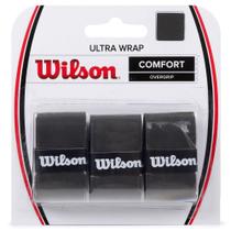 Overgrip Wilson Ultra Wrap Preto - Pack com 3 Unidades