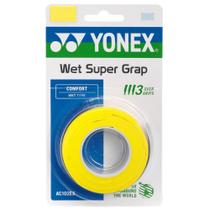 Overgrip Yonex Super Grap Amarelo com 3 Unidades
