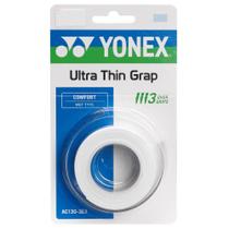 Overgrip Yonex Ultra Thin Grap 0.4mm Cartela com 03 Unidades Branco