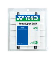 Overgrip Yonex Wet Super Grap Branco - 12 Unidades