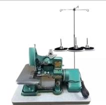 Overlock Chinezinha, costura e corta+BASE de Madeira+motor