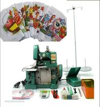 Overlock Semi-Industrial , 110V+1 Pano De Prato Estampado