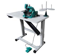 Overloque Semi Industrial Com Mesa+motor Acoplado