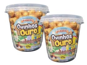 Ovinho Chocolate Dourado Ouro Ki Kakau C/ 75u - 2 potes Ovinho Chocolate Dourado Ouro Ki Kakau C/ 75u - 2 potes
