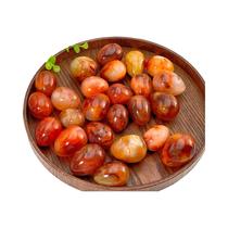 Ovo De Ágata Vermelha 1PC Decoração Para Casa Excelente Presente Para Família Amigos Decorações DIY