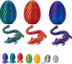 Ovo de dragão impresso em 3D Fidget Toy SANTIFY com dragão no interior