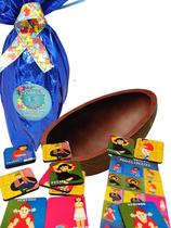 Ovo de Páscoa 350 g Exclusivo com Jogo da Memória Emoções para Autistas + Chaveiro