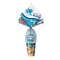 Ovo de páscoa chocolate ao leite smurfs 80g - delícia de páscoa