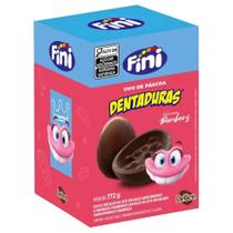 Ovo de Páscoa De Chocolate ao Leite e Fini Dentaduras 172g Ovo de Páscoa De Chocolate ao Leite e Fini Dentaduras 172g