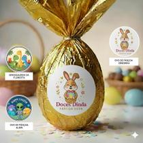 Ovo de Pascoa Tradicional com Bombons Doces Dinda Recheado