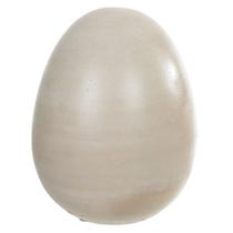 Ovo Decorativo De Páscoa Bege Cimento Queimado 12Cm Ovo Decorativo De Páscoa Bege Cimento Queimado 12Cm