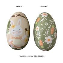 Ovo Porta Doces de Ferro 6,5x7x11cm Vila dos Coelhos