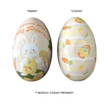 Ovo Porta Doces de Ferro 6,5x7x11cm Vila dos Coelhos