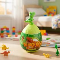 Ovo Surpresa Dino Egg Infantil - Miniatura Colecionável Colorido