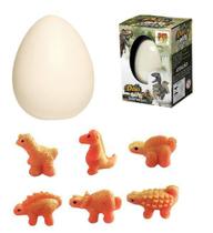 Ovo Surpresa Dinossauro Choca Nasce Cresce na Água Colecionável 6 CM - DM BRASIL