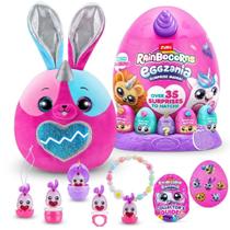 Ovo Surpresa Rainbocorns Eggzania Série 1 Roxo - Fun Ovo Surpresa Rainbocorns Eggzania Série 1 Roxo - Fun