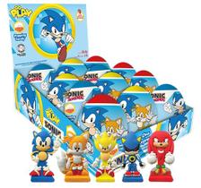 Ovo Surpresa Sonic Go Play Bala em Pó Morango 12x2,2g Ovo Surpresa Sonic Go Play Bala em Pó Morango 12x2,2g