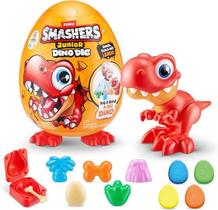 Ovo Surprise Smashers Junior Dino DIg T-Rex Grande Com 1 Kg de Massa em 4 Cores - Fun
