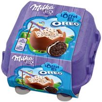 Ovos de Chocolate Milka Recheados com Mousse de Oreo - Importado da Alemanha
