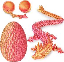 Ovos de dragão com dragão dentro do brinquedo impresso em 3D Olee Odee Ovos de dragão com dragão dentro do brinquedo impresso em 3D Olee Odee