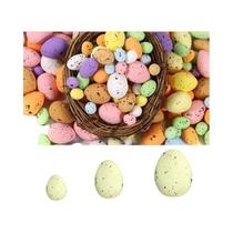 Ovos De Páscoa De Espuma Coloridos Mini 20/50pcs Ovos Falsos De Pássaro Decoração Para Festa De