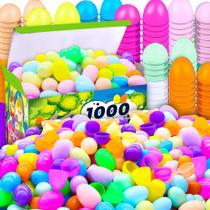 Ovos de Páscoa de plástico RALLYPANDA 1000cs para caça à Páscoa Ovos de Páscoa de plástico RALLYPANDA 1000cs para caça à Páscoa