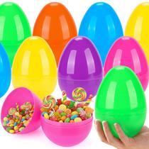 Ovos de Páscoa de Plástico Recarregáveis Wsorik 18 Peças Jumbo 15 cm Ovos de Páscoa de Plástico Recarregáveis Wsorik 18 Peças Jumbo 15 cm
