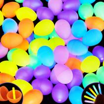 Ovos de Páscoa JOYIN, 100 unidades com 150 mini bastões luminosos para crianças Ovos de Páscoa JOYIN, 100 unidades com 150 mini bastões luminosos para crianças