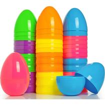 Ovos de Páscoa NGUP 48 Peças 6 Cores 6 cm Plástico Recheável Ovos de Páscoa NGUP 48 Peças 6 Cores 6 cm Plástico Recheável