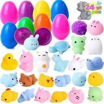 Ovos de Páscoa pré-cheios Mochi Squishy Toy JOYIN 24 unidades