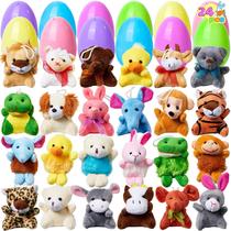 Ovos de Páscoa pré-preenchidos JOYIN Mini brinquedos de pelúcia