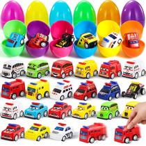Ovos de Páscoa pré-preenchidos Mini Pull Back City Cars JOYIN x24 Kids Ovos de Páscoa pré-preenchidos Mini Pull Back City Cars JOYIN x24 Kids