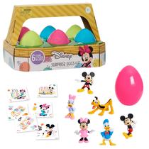 Ovos de Páscoa pré-recheados Disney Mickey Mouse, 6 peças, brinquedos infantis Ovos de Páscoa pré-recheados Disney Mickey Mouse, 6 peças, brinquedos infantis
