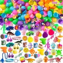 Ovos de Páscoa pré-recheados JOYIN, 100 unidades com brinquedos inovadores