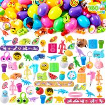 Ovos de Páscoa pré-recheados JOYIN 160 unidades com brinquedos variados