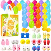 Ovos surpresa de Páscoa Aviski, 32 unidades com brinquedos Mochi Squishy