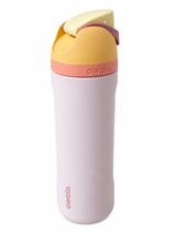 Owala Garrafa de água de aço inoxidável térmica FreeSip com canudo para esportes e viagens, garrafa de água esportiva sem BPA, 710 ml, loja de doces Owala Garrafa de água de aço inoxidável térmica FreeSip com canudo para esportes e viagens, garrafa de água esportiva sem BPA, 710 ml, loja de doces