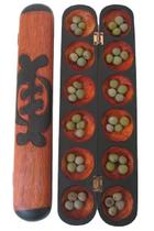 Oware Mancala Board Africa Heartwood Project Madeira esculpida à mão
