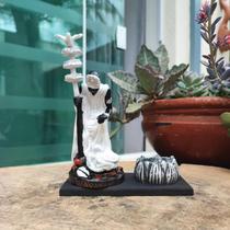 Oxalufã Porta Vela Orixá Umbanda Candomblé Axé 15 cm Oxalufã Porta Vela Orixá Umbanda Candomblé Axé 15 cm