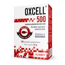 Oxcell 500 para Cães e Gatos com 30 Cápsulas - OXCELL 1000