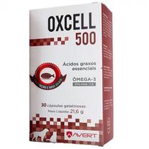 Oxcell 500 Suplemento Cães e Gatos 30 Cápsulas Avert