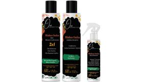Oxê Cosmetics Minhas Ondas Balm Máscara Hidratante e Gelatina Ativadora e Spray Finalizador