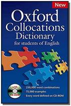 Oxford collocations dictionary new ed w cdrom pack